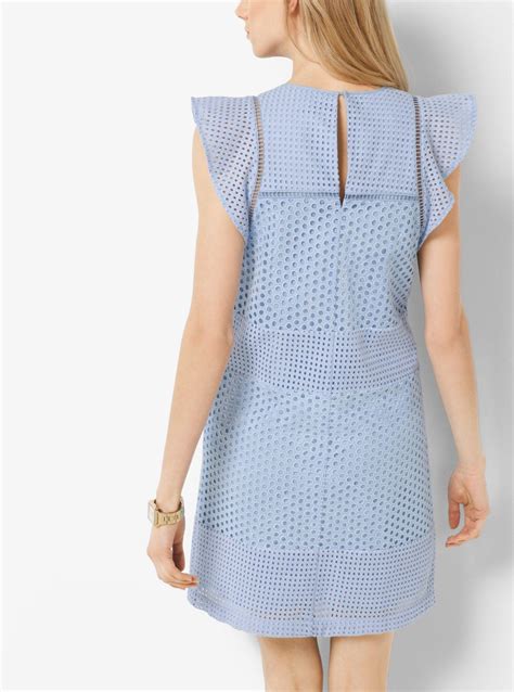 michael kors cloud dress|Eyelet Cotton Dress .